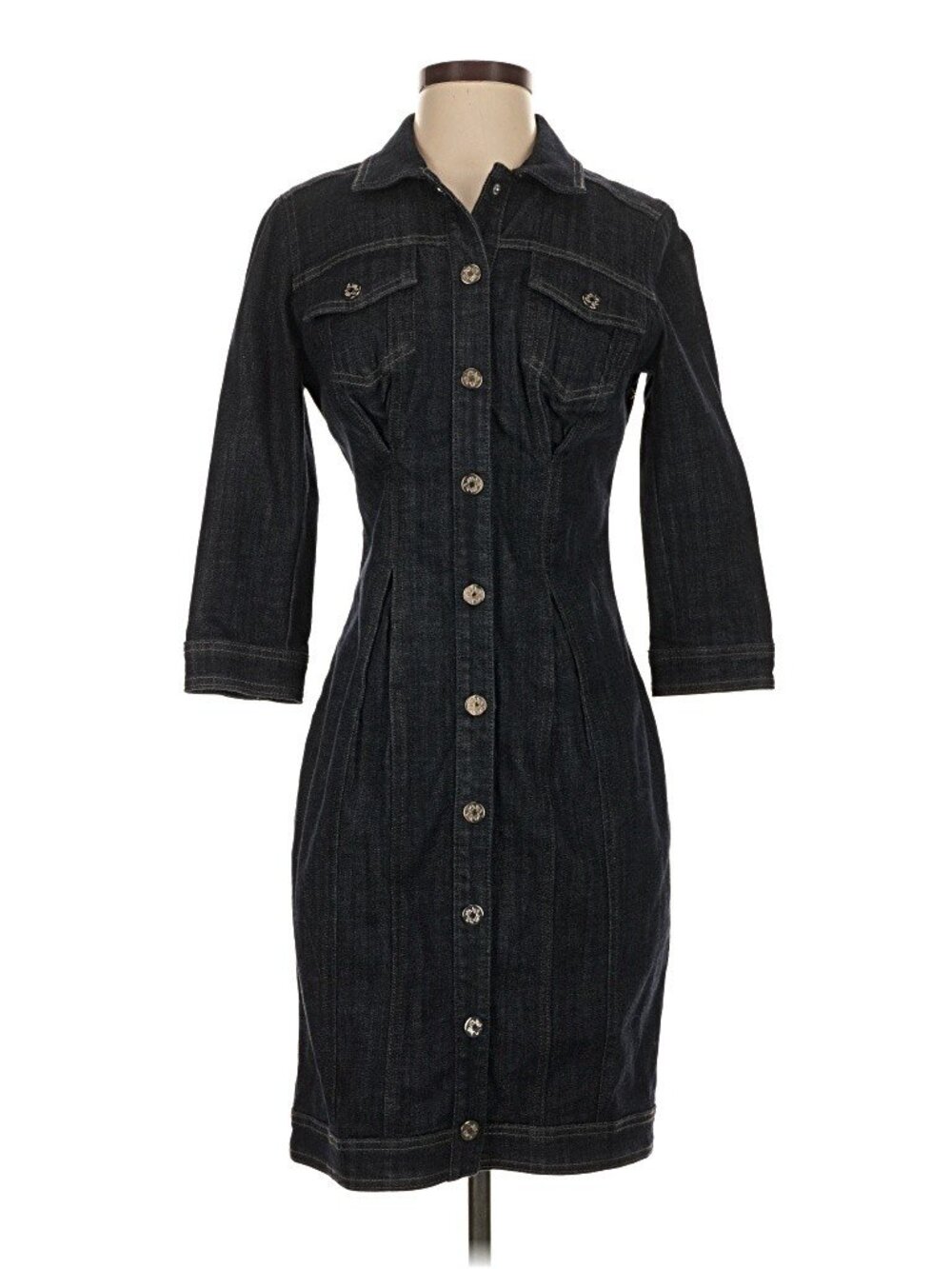 White House Black Market Denim Dress - 4